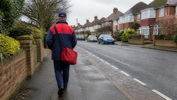 Royal mail second class service